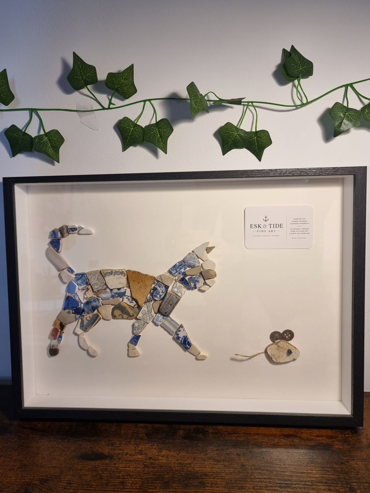 Pottery shard art